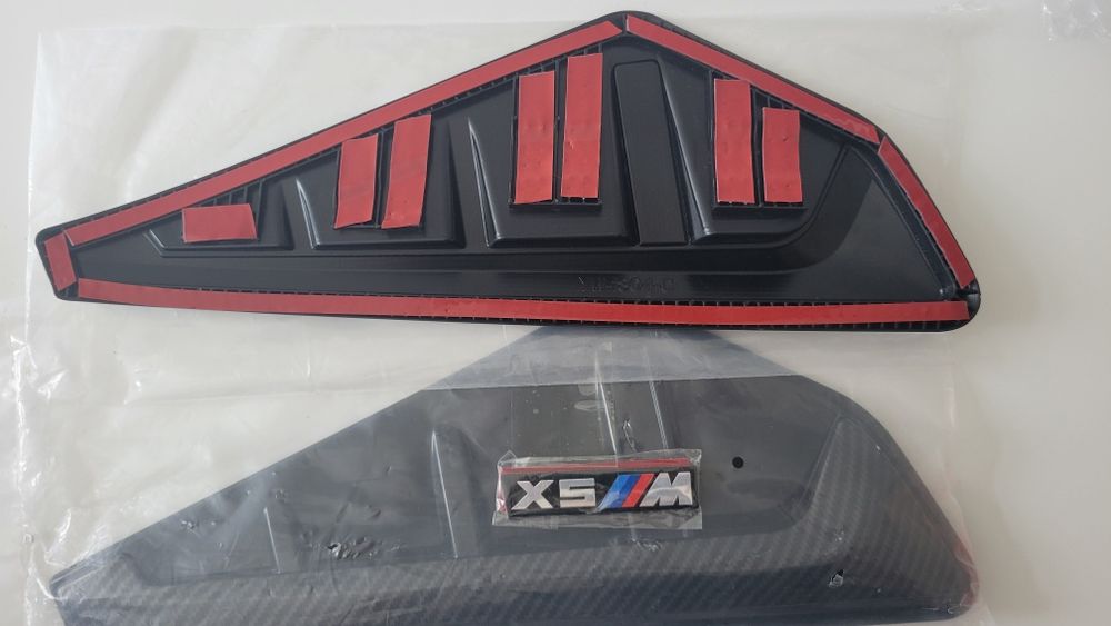 Embutimento de pára-lamas de fibra de carbono BMW X5 M G05 F95 de cola