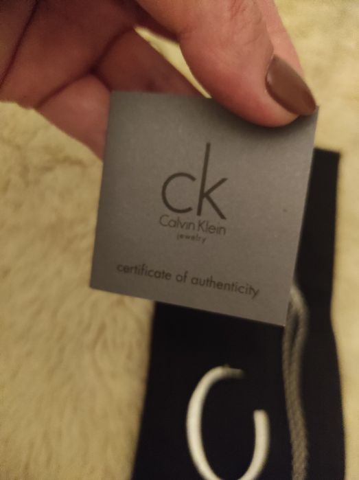 Brincos e colar calvin klein