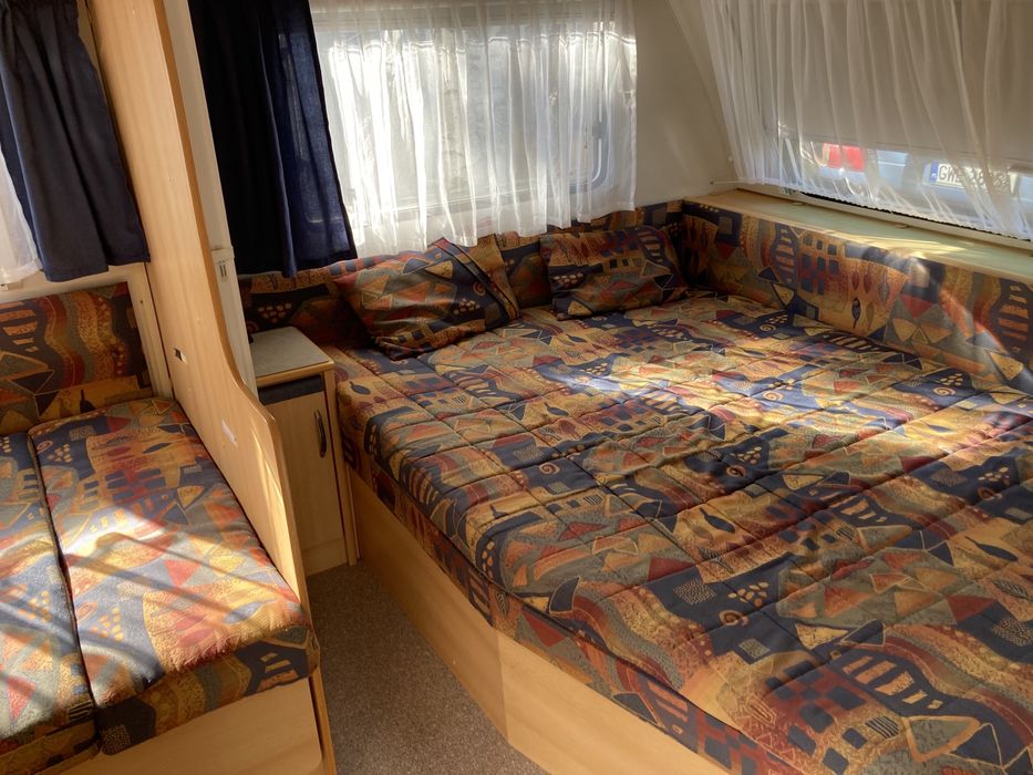 Wynajem przyczepa kempingowa Chałupy 5,5 Albatros Hel campnig kamper