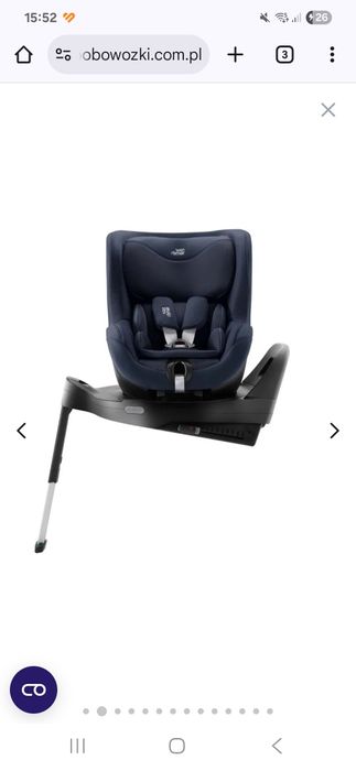 Fotelik, obrotowa baza britax dualfix M