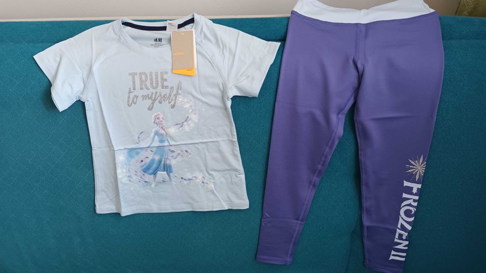 zestaw gimnastyczny z Elsą