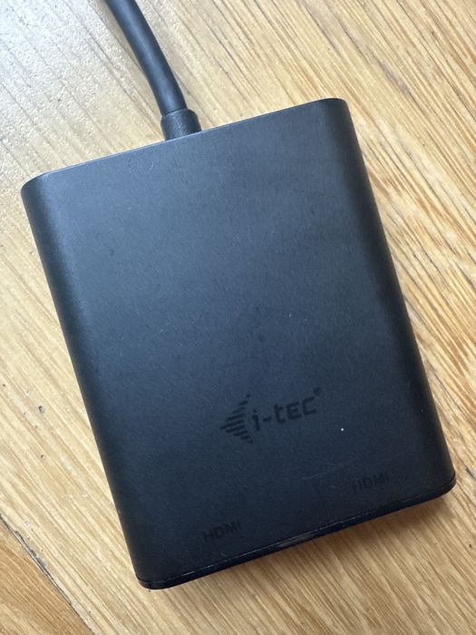 Adapter na dwa monitory I-tec usb-c dual hdmi port 4k ultra hd