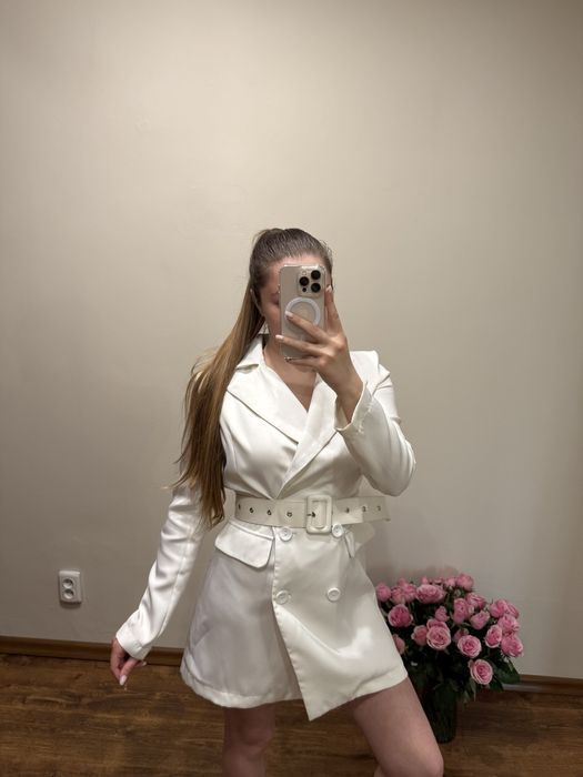 Сукня-піджак з ременем