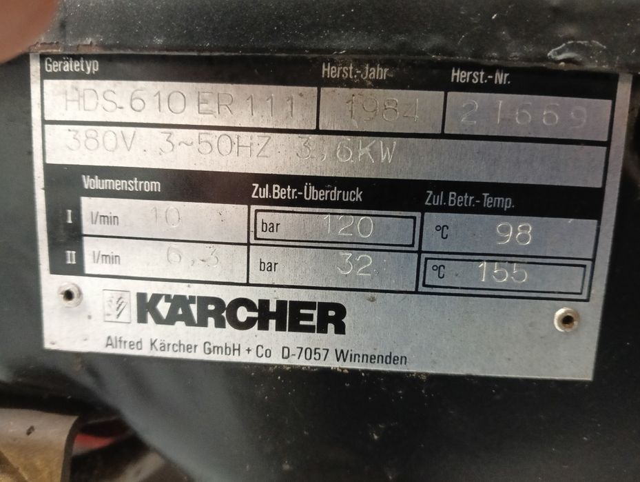 Myjka Karcher HDS 610 Ceramika Gwarancja Wysyłka Serwis
