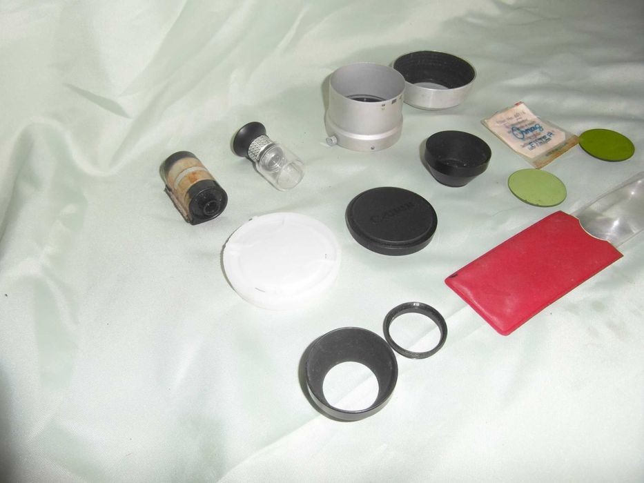 Peças variadas para maquinas fotográficas
