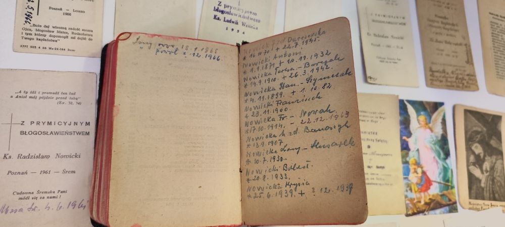 Obrazki Prymicyjne Kapłanów+Modlitewnik 1955 rok