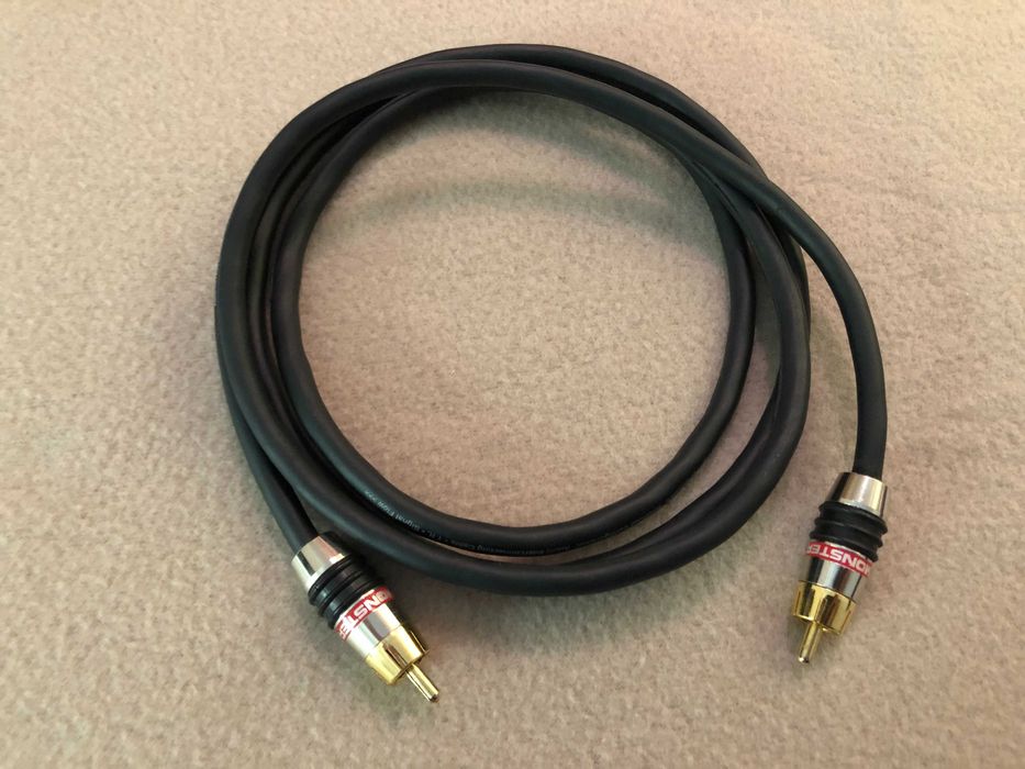3 Cabos Monster Interlink RCA e XLR