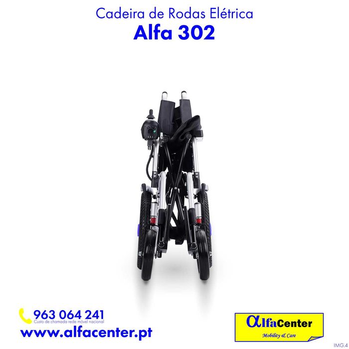 Cadeira de rodas elétrica Alfa 302 - NOVA
