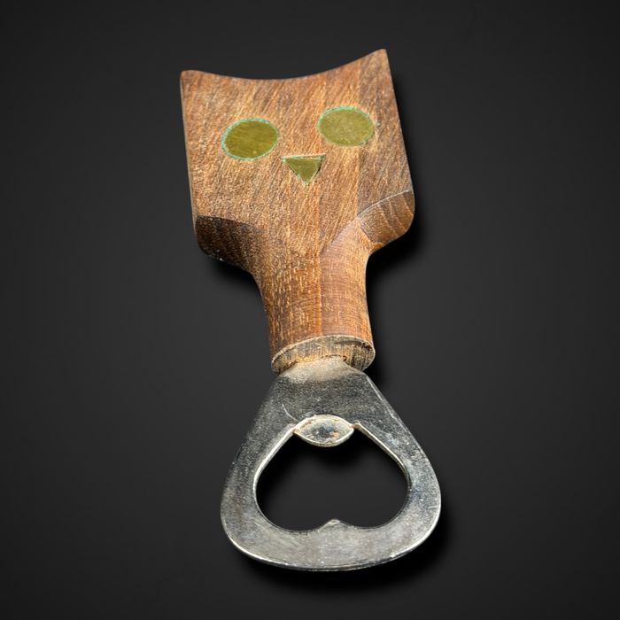 Korkociąg i otwieracz głowa sowy drewno b61/02232