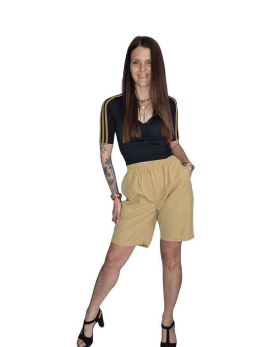 Bezowe spodenki szorty Folk rozmiar 3 L/XL 40/42