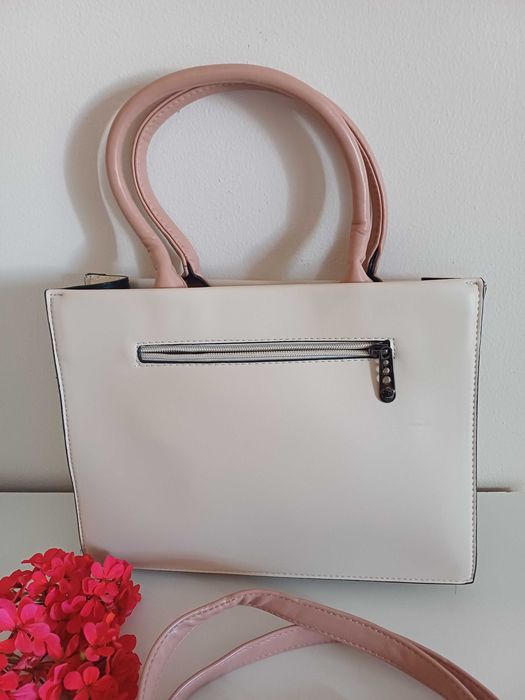 Mala Erium branca e rosa – como nova!
