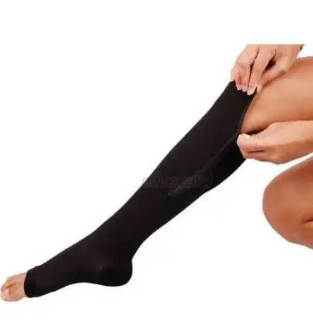 Компрессионные утягивающие гольфы Zip Sox от варикоза Зип Сокс змейка