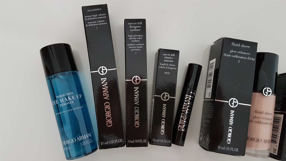 giorgio armani tusz do rzęs eyeliner fluid sheer krem pod oczy