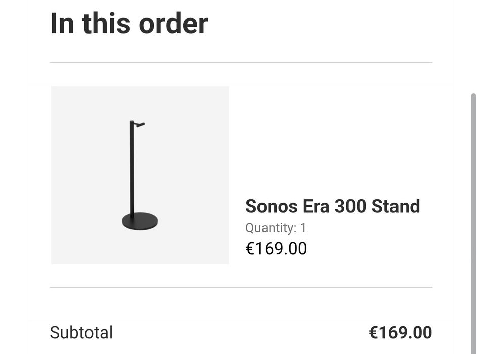 SONOS - ERA 300 - Suporte Original