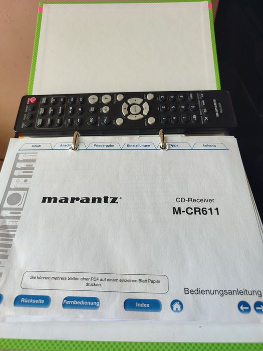 CD ресівер, тюнер, стрімер Marantz M-CR611