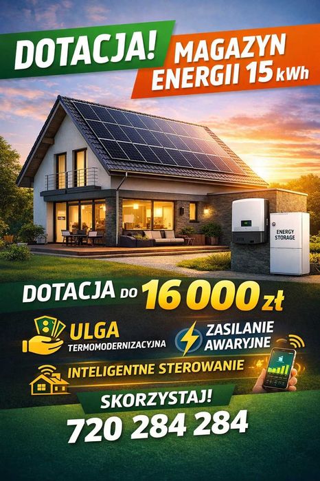 Fotowoltaika Stalowa Wola Magazyn energii Dotacja montaż dokumentacja serwis kompleksowo