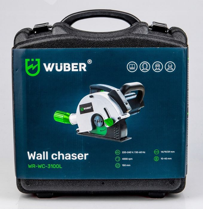 Bruzdownica Do Betonu Laser 2 Tarcze Walizka 3100w Wuber