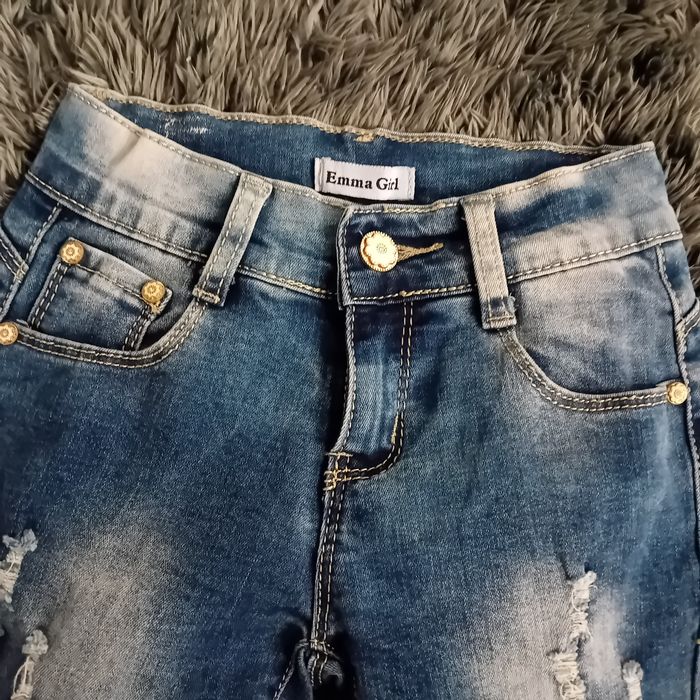 Spodnie dżinsowe 122/128 cm