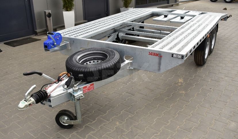 Wynajem laweta przyczepa 3000 DMC 4,6m x2,1m wypożyczalnia lawet