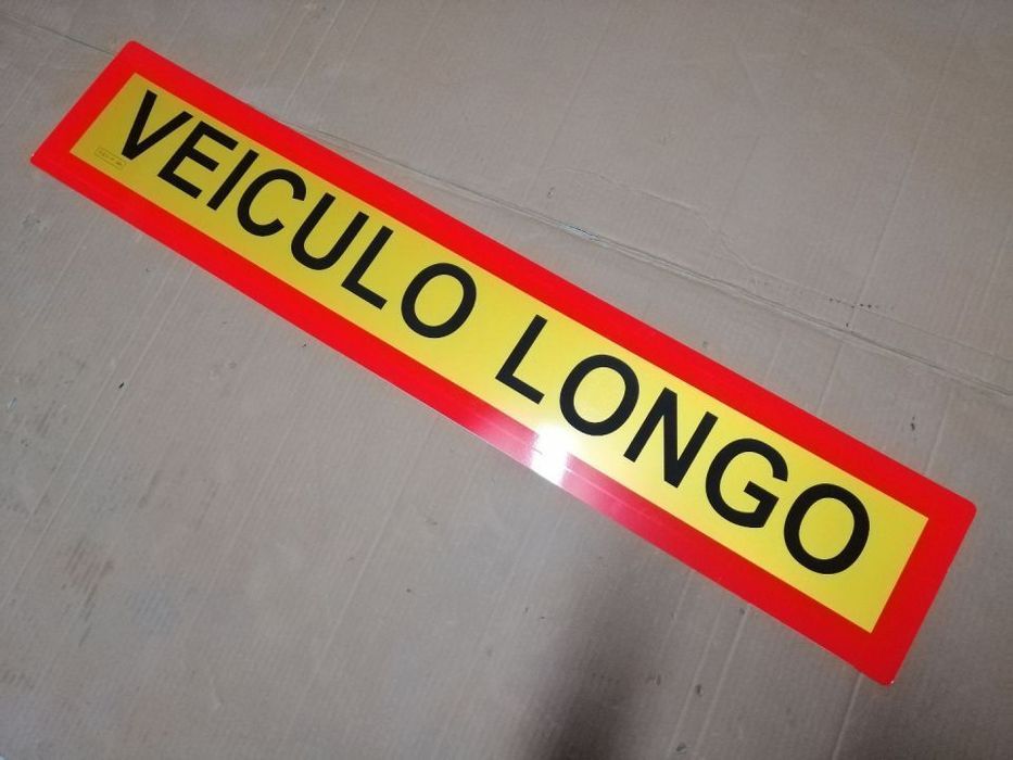 Chapa refletora Veiculo Longo Modelo 4 Semi-reboques NOVA