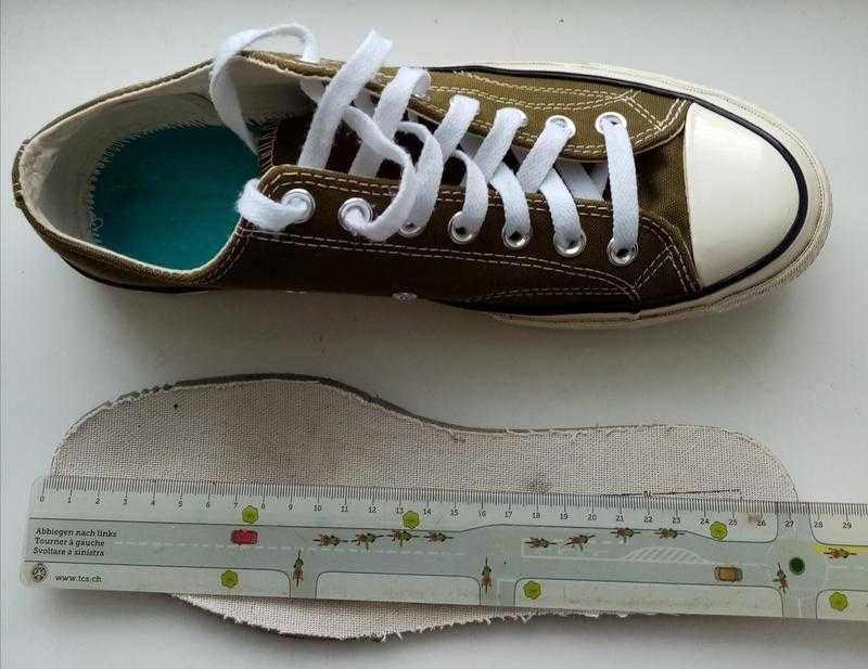 Оригинал. 27 см. низкие кеды converse