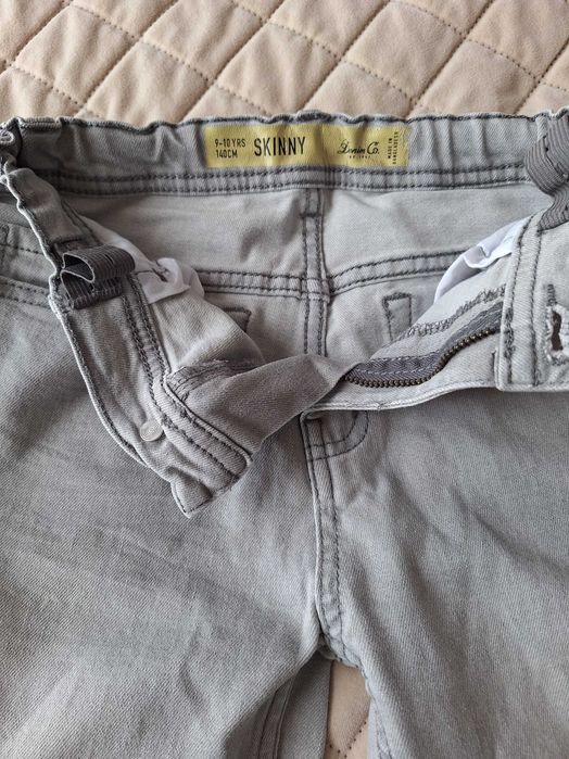 Denim&Co spodnie jeansowe skinny r.140