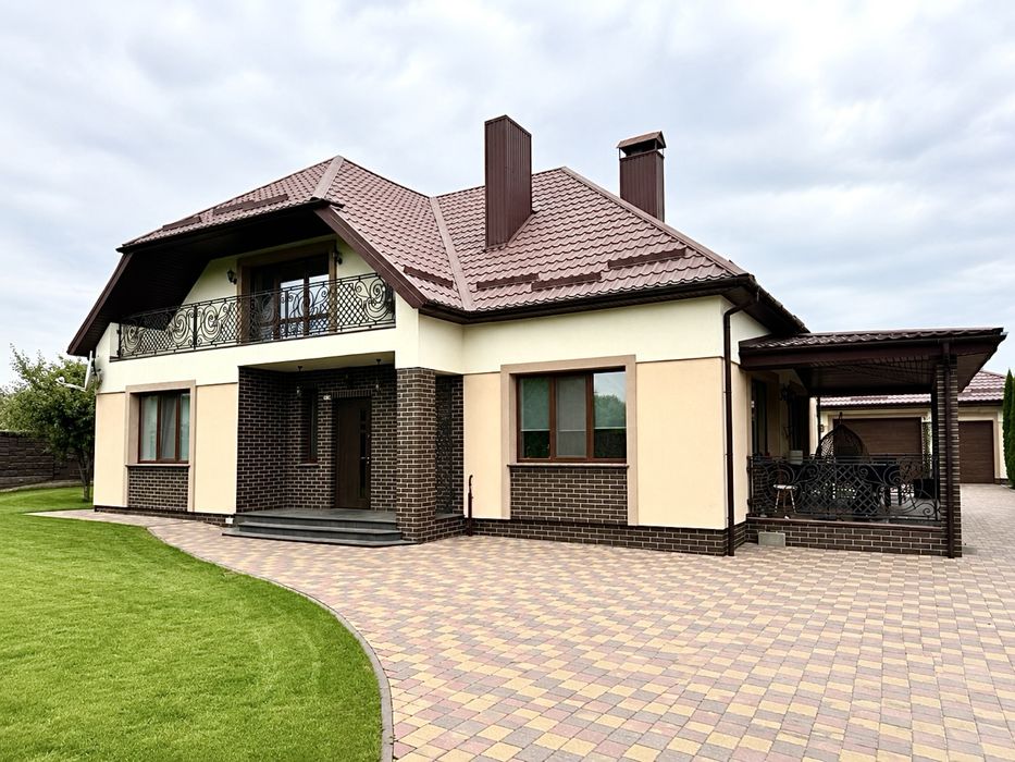 Будинок 185 м² у мкр-н Щасливе | 11,2 сотки | Гараж на 2 авто | Без комісії