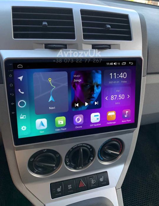 Магнитола CALIBER Dodge CHARGER MAGNUM Додж Калибер CarPlay Android 16