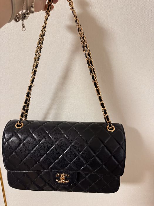 Сумка у стилі Chanel шкіра ікра