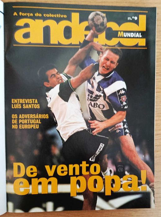 Revista Mundial + poster Rui Costa e Michel Preud'Homme