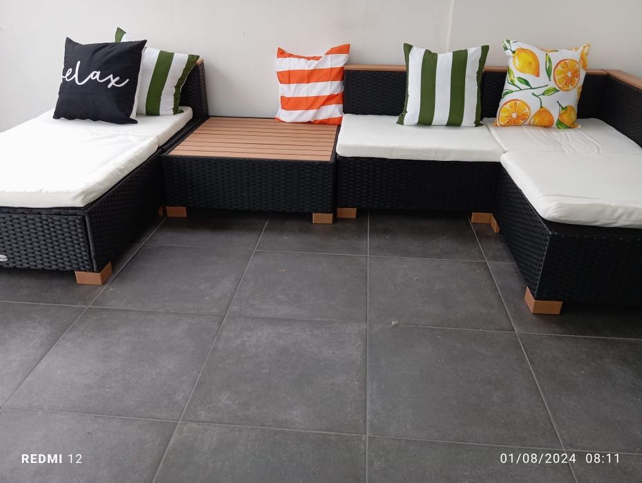 Conjunto jardim exterior