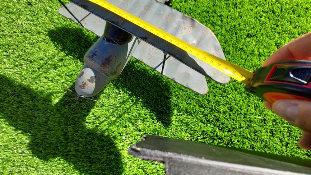 Avioneta azul para decorar a casa