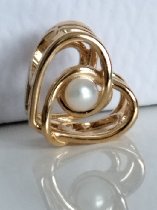 Pandora złoty 14k charms złoto 585 serce