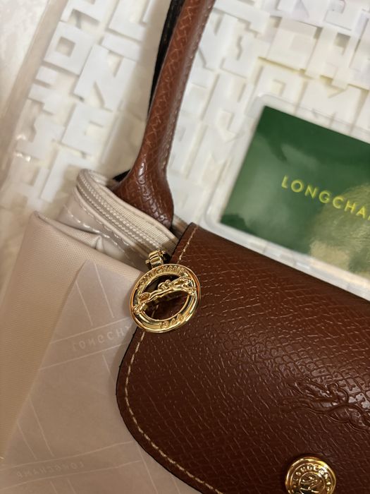 Mala Longchamp Branca, tamanho M