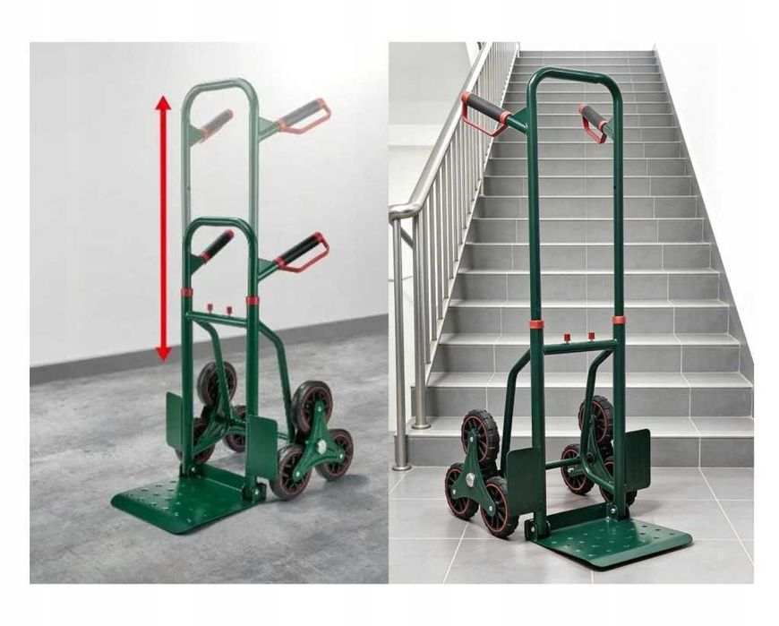 Wózek schodowy transportowy na schody schodołaz magazynowy młynarka 150kg