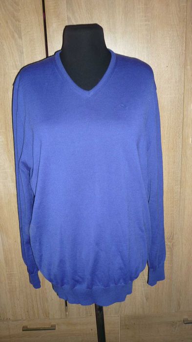 Calvin Klein- męski sweter 50 % wełny  r; XL/XXL