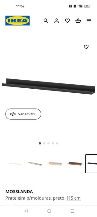 Prateleira para molduras