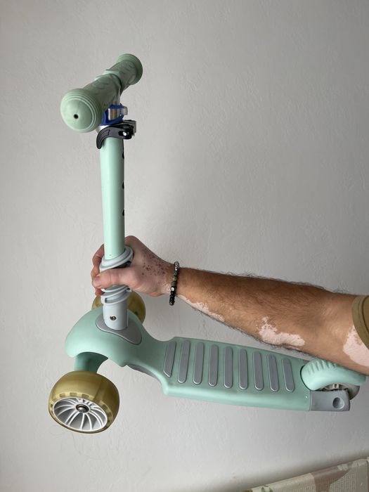 Самокат Smart 5 в 1 з бортиком, м'ятний