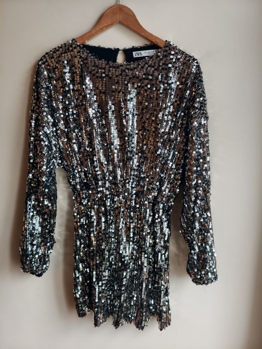 Sukienka cekinowa ZARA