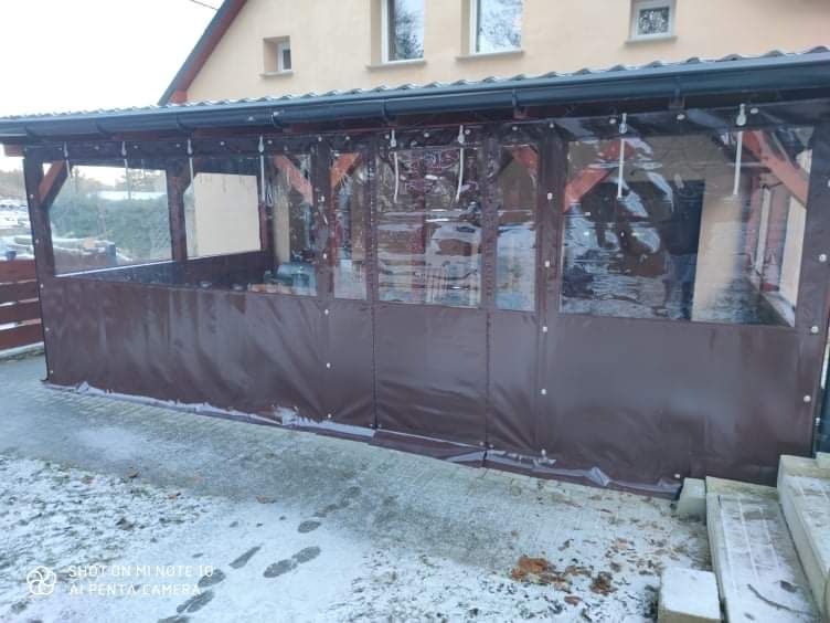 Plandeki PCV zabudowa Altany Tarasy