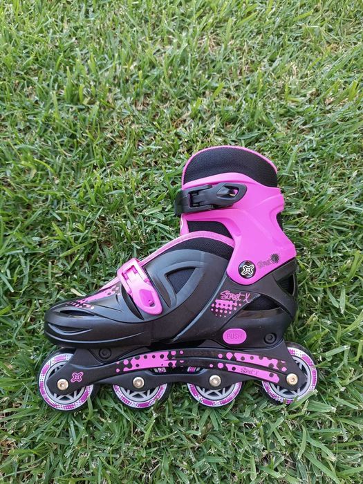 Patins em linha ajustáveis