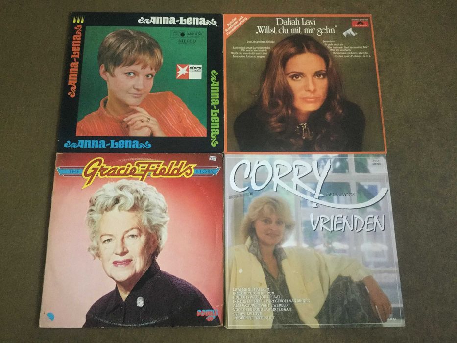Anna Lena, Gracie Fields, Corry, Daliah Lavi 4LP winyle