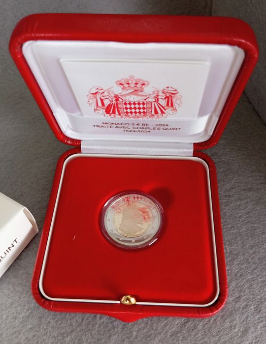 Moedas 2 euros, Proof, Mónaco