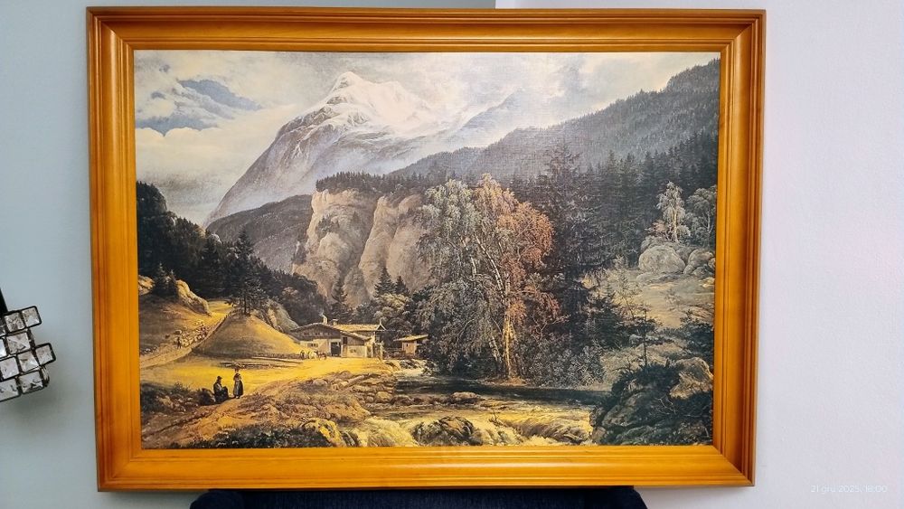 Obraz "Pejzaż górski" J. C. Clausendahl