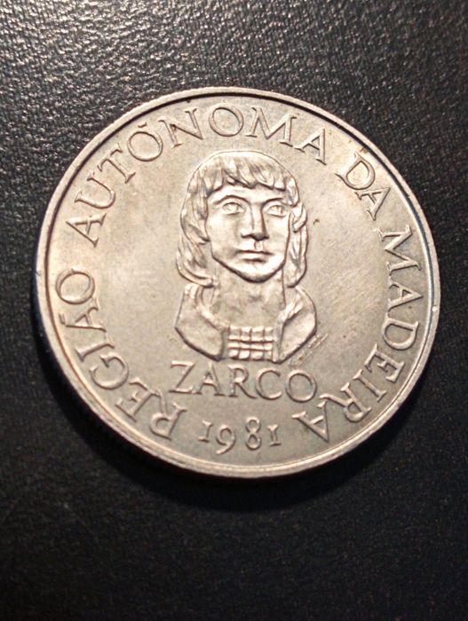 25 escudos 1981 -Zarco -Região Autónoma da Madeira -Portugal - Soberba