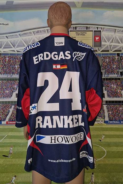 Eisbären Berlin Deutsche Eishockey Liga /DEL/ 2011-12 jersey Metzen /Athletic München/ #24 André Rankel rozmiar: 52