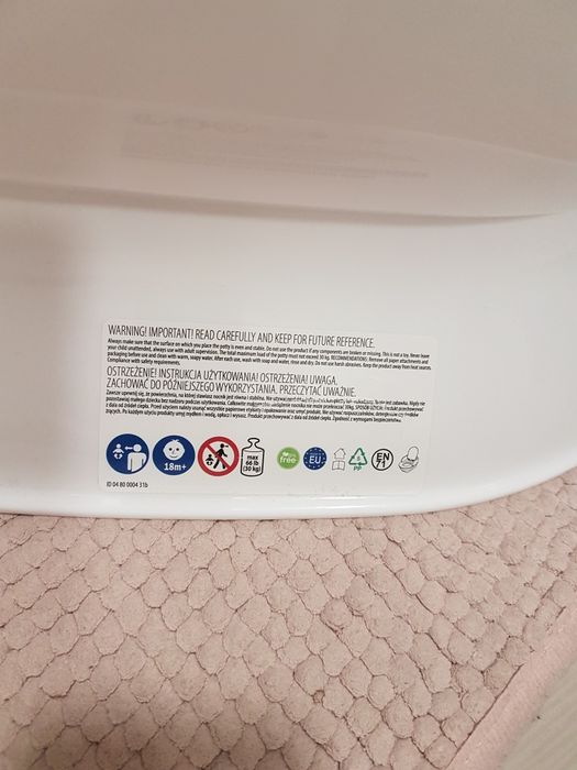 Nocnik toaleta dla dziewczynek