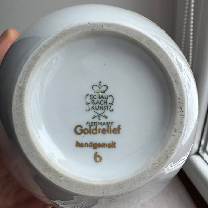 Wazon / Dzban ze Smokiem Schaubach Kunst porcelana lata 50 -60 te