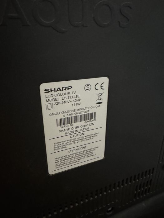 Telewizor sharp aquos 37 cali