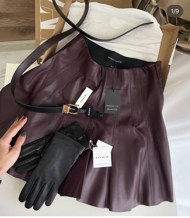 Шкіряна спідниця River Island